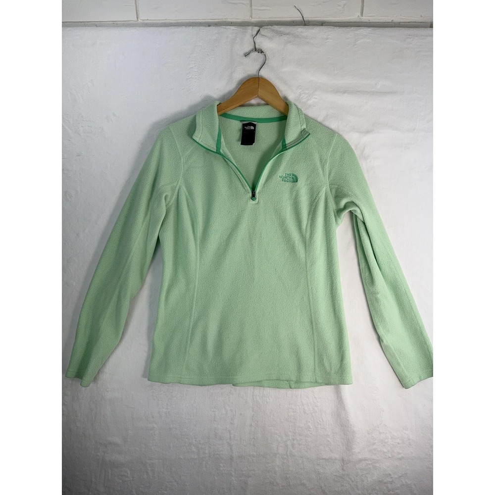 North Face Pullover Womens Medium Fleece Half Zip Outdoor Lightweight Jacket